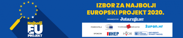 Baner izbora za najbolji europski projekt 2020.
