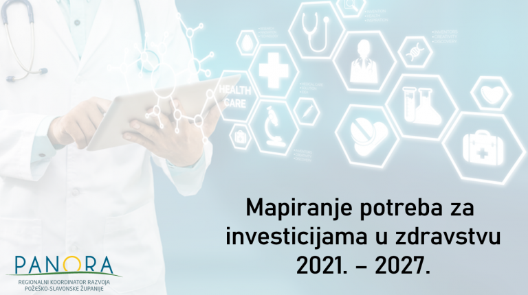 Mapiranje potreba za investicijama u zdravstvu i dugotrajnoj skrbi 2021.-2027.