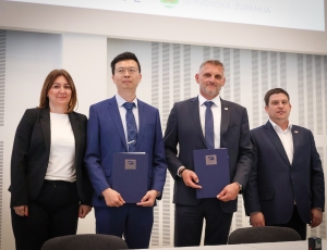 Potpisivanje Ugovora o izvođenju radova na izgradnji brze ceste Brestovac Požeški - čvorište Godinjak