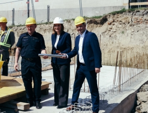 Polaganje kamena temeljca za Vatrogasno spremište u Kaptolu