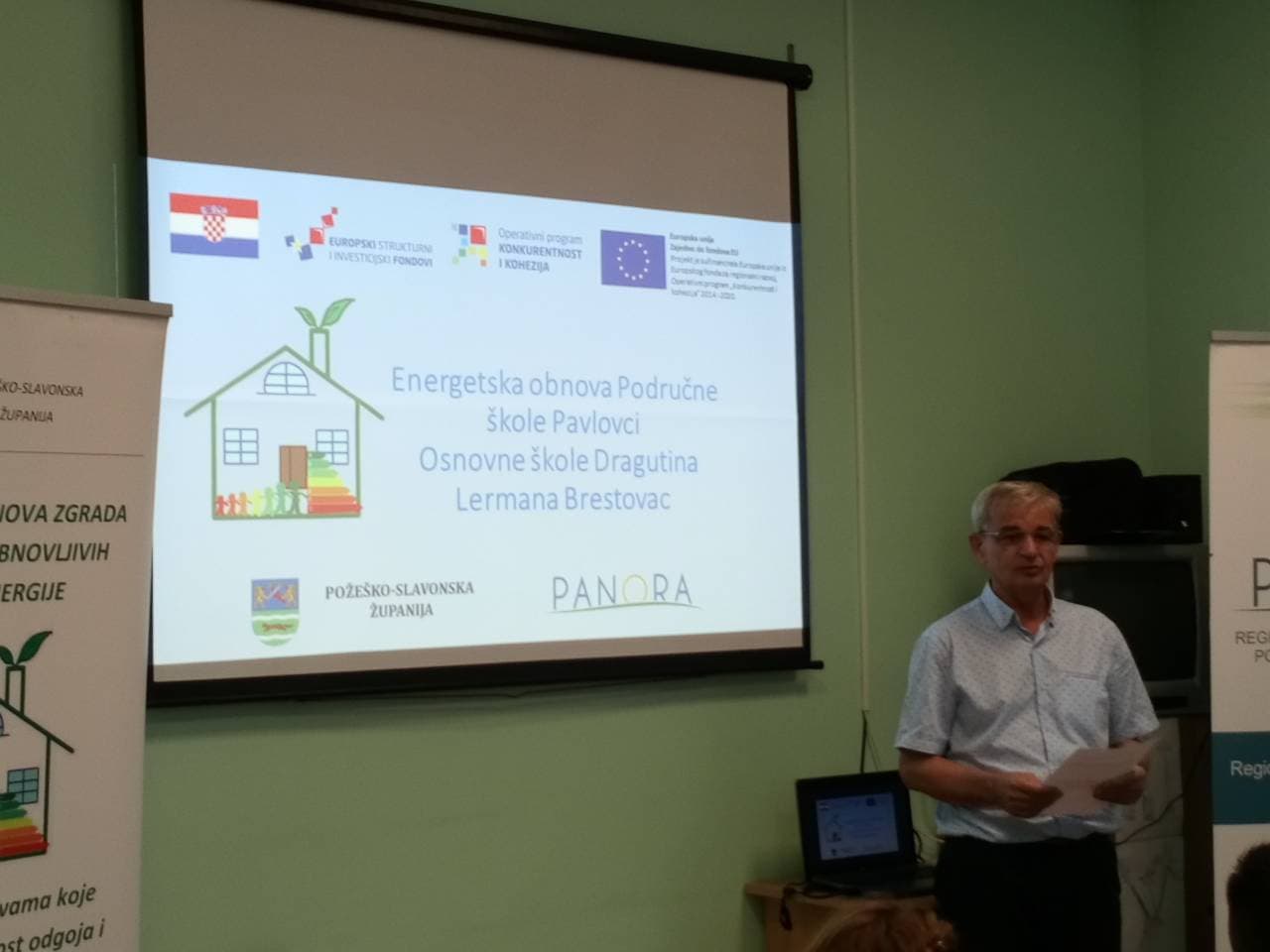 Održana završna konferencija projekta energetska obnova zgrade Područne škole Pavlovci, Osnovne škole Dragutina Lermana Brestovac